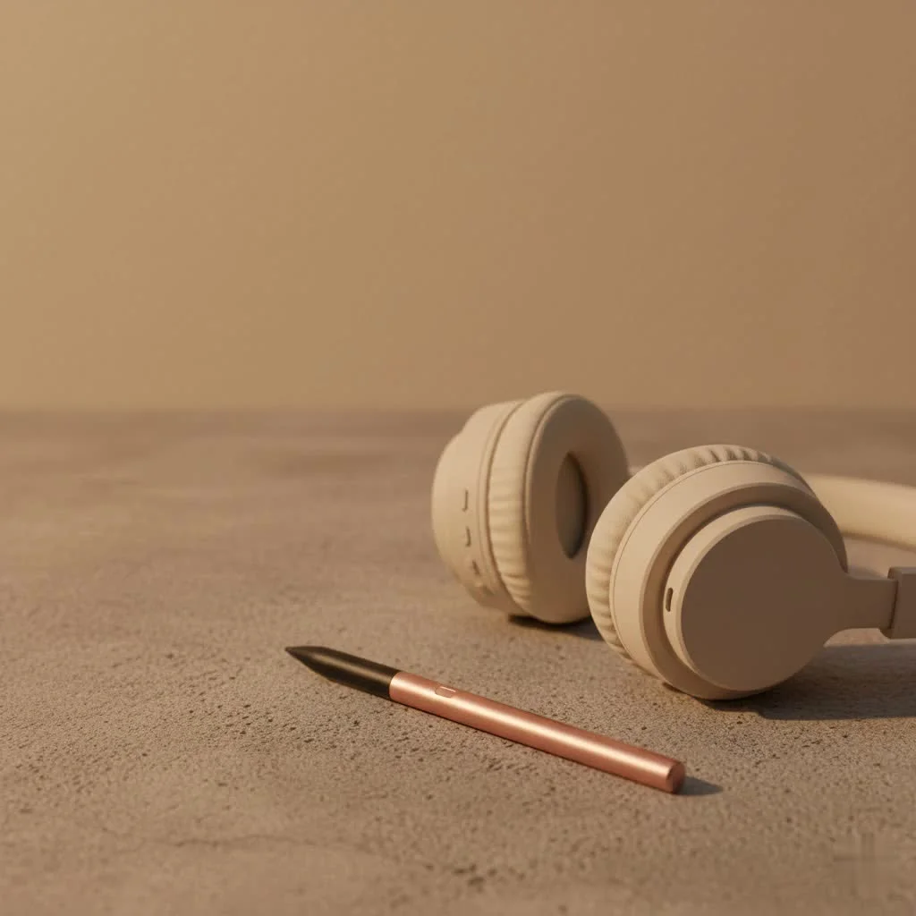 Samsung S Pen resting on a tablet screen