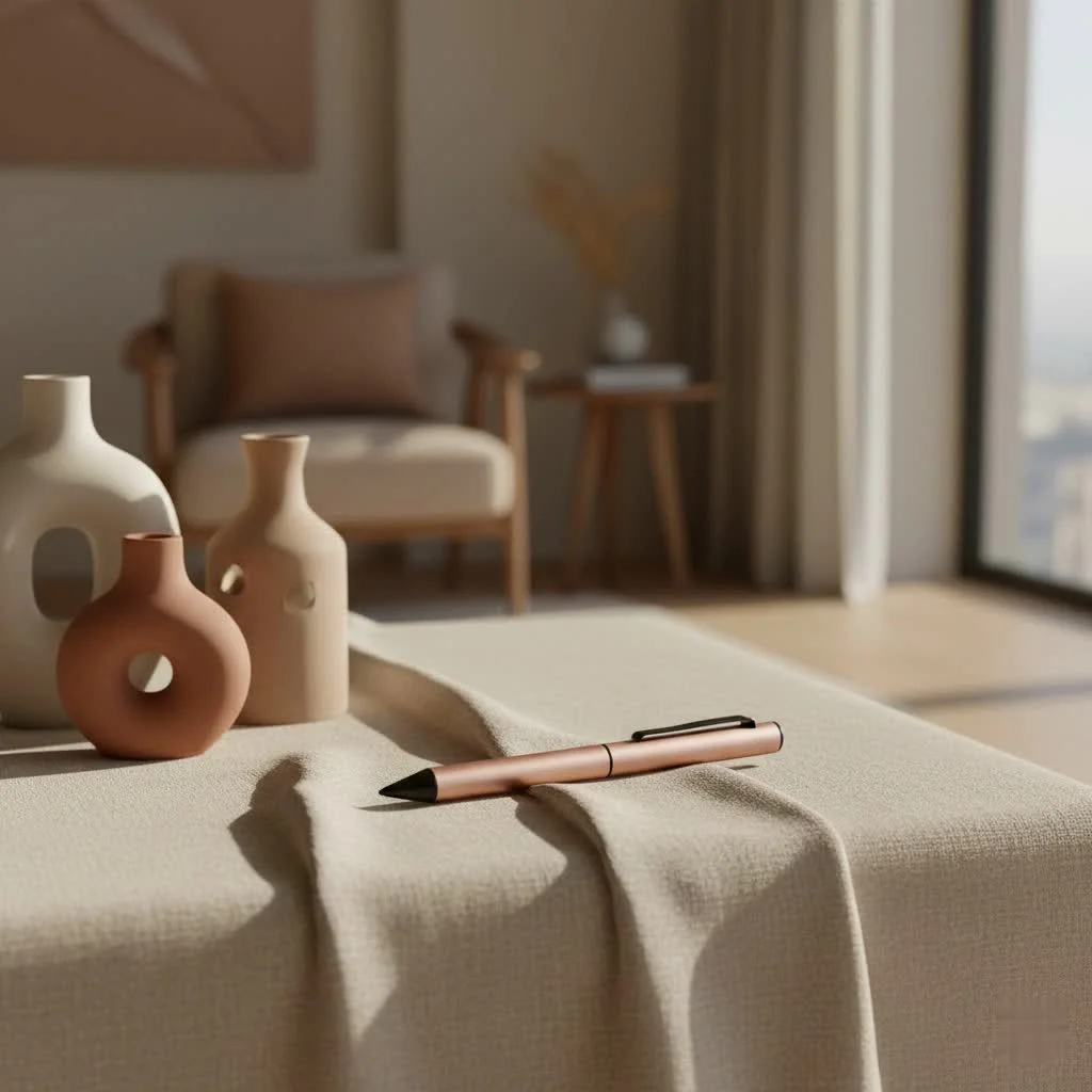 Active capacitive stylus pen on a tablet screen