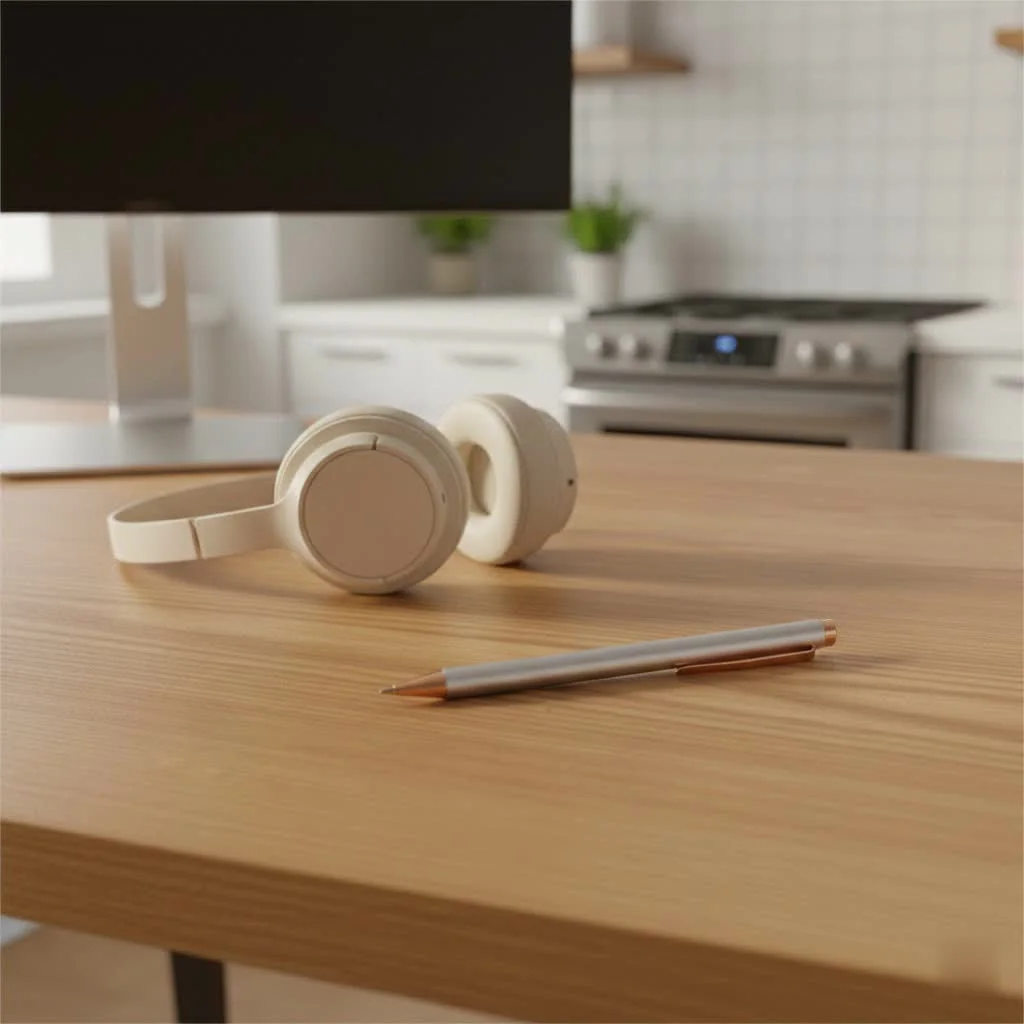 Dell stylus pen resting on a laptop keyboard