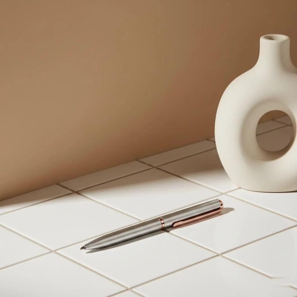 Microsoft Surface Pen resting on a Surface tablet