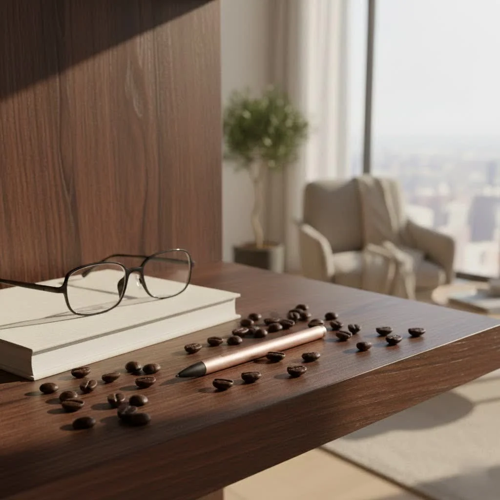 Digital stylus pen on a tablet screen