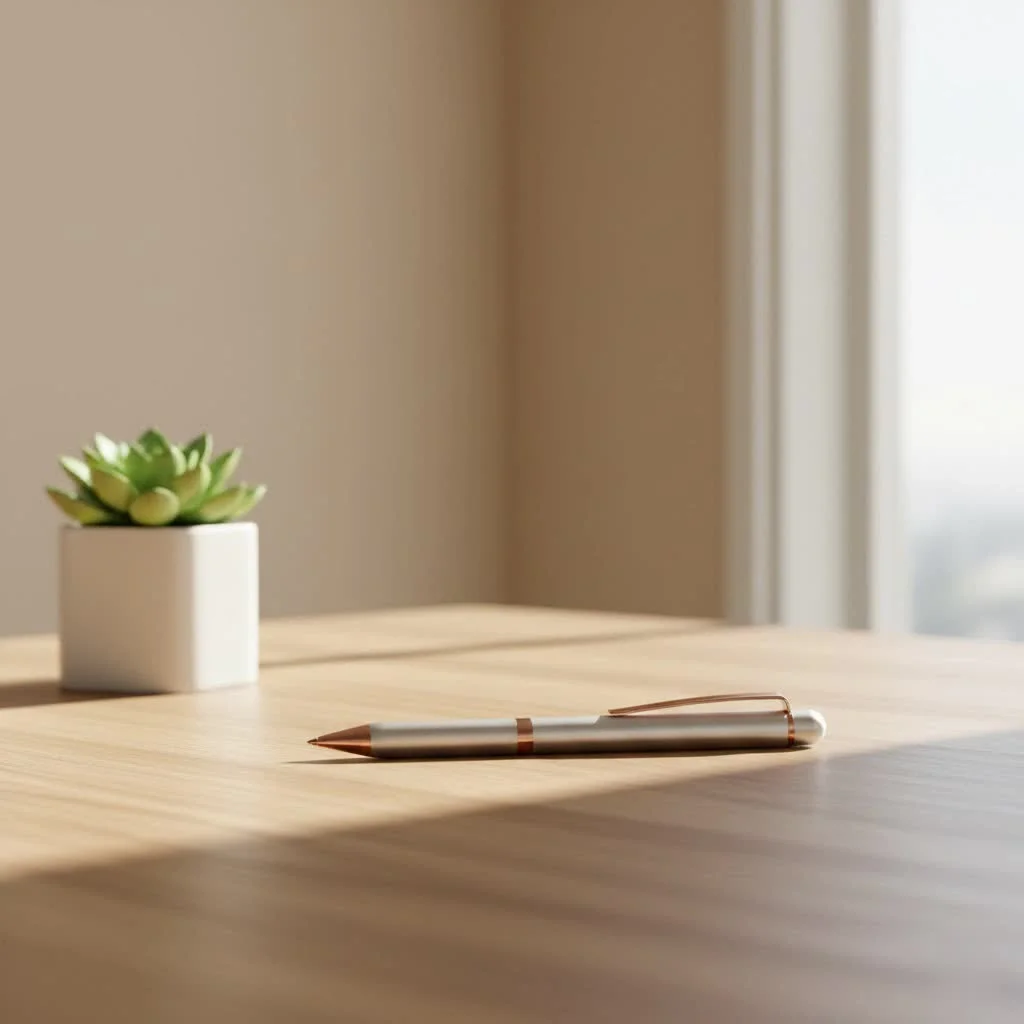 Close-up of various stylus pen tips for different digital tasks
